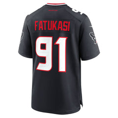 NFL Folorunso Fatukasi Houston Texans Team Game Jersey - Navy