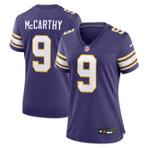 NFL J.J. McCarthy Minnesota Vikings Women's 2nd Alternate Player Game Jersey - Purple