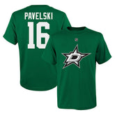 NHL Joe Pavelski Dallas Stars Youth Player Name & Number T-Shirt - Kelly Green