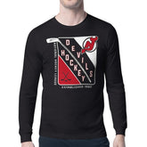 NHL New Jersey Devils Starter Shield Long Sleeve Graphic T-Shirt - Black