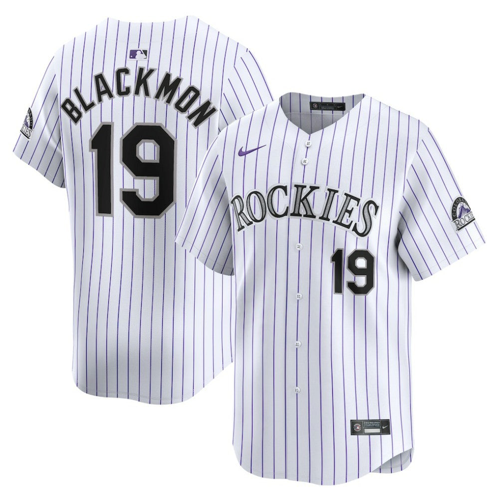 MLB Charlie Blackmon Colorado Rockies Nike Youth Home Limited Player Jersey - White