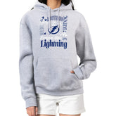 NHL Tampa Bay Lightning G-III 4Her by Carl Banks Women's Collage Team Graphic Tri-Blend Fleece Pullover Hoodie - Heather Gray