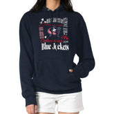 NHL Columbus Blue Jackets G-III 4Her by Carl Banks Women's Collage Team Graphic Tri-Blend Fleece Pullover Hoodie - Navy