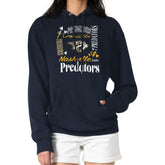 NHL Nashville Predators G-III 4Her by Carl Banks Women's Collage Team Graphic Tri-Blend Fleece Pullover Hoodie - Navy