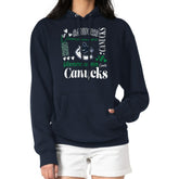 NHL Vancouver Canucks G-III 4Her by Carl Banks Women's Collage Team Graphic Tri-Blend Fleece Pullover Hoodie - Navy