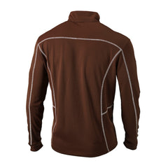 San Diego Padres Columbia Cooperstown Collection Omni-Wick Shotgun Quarter-Zip Top - Brown Tops