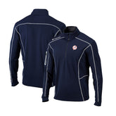 New York Yankees Columbia Cooperstown Collection Omni-Wick Shotgun Quarter-Zip Top - Navy Tops