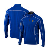 Milwaukee Brewers Columbia Cooperstown Collection Omni-Wick Shotgun Quarter-Zip Top - Royal Tops