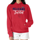 New Orleans Pelicans G-III 4Her by Carl Banks Women's Graphics Fleece Pullover Hoodie Red