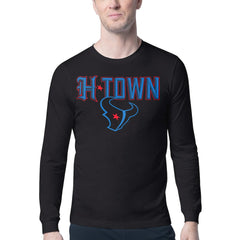 Houston Texans Starter H-Town Graphic Long Sleeve T-Shirt Black