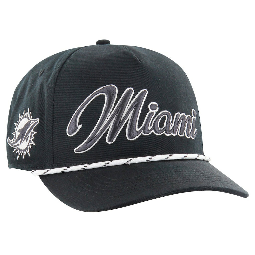 Miami Dolphins '47 Overhand Speckle Hitch Adjustable Hat Black