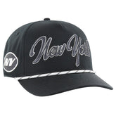 New York Jets '47 Overhand Speckle Hitch Adjustable Hat Black