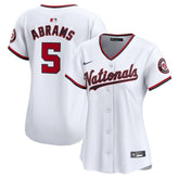 CJ Abrams Washington Nationals Nike Women's Home Limited Player Jersey – White Jerseys