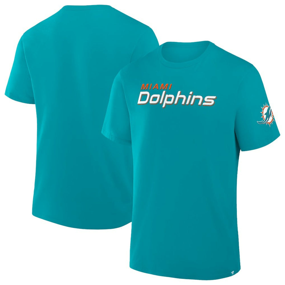 Miami Dolphins Option Route Legacy T-Shirt Aqua