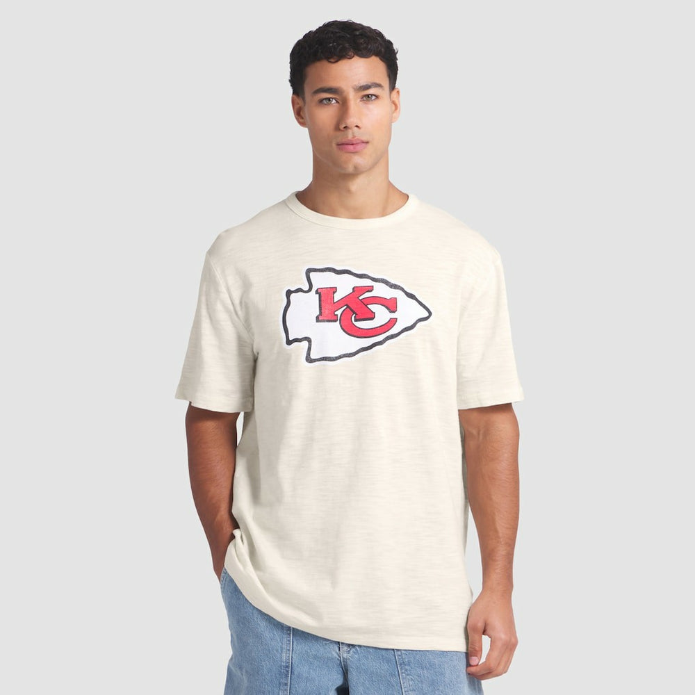 Kansas City Chiefs Slub T-Shirt Cream
