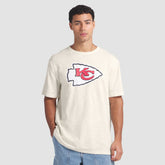 Kansas City Chiefs Slub T-Shirt Cream