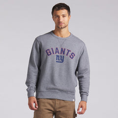 New York Giants Loop Terry Pullover Sweatshirt Heather Gray