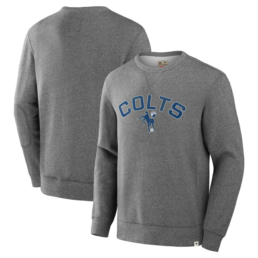 Indianapolis Colts Loop Terry Pullover Sweatshirt Heather Gray