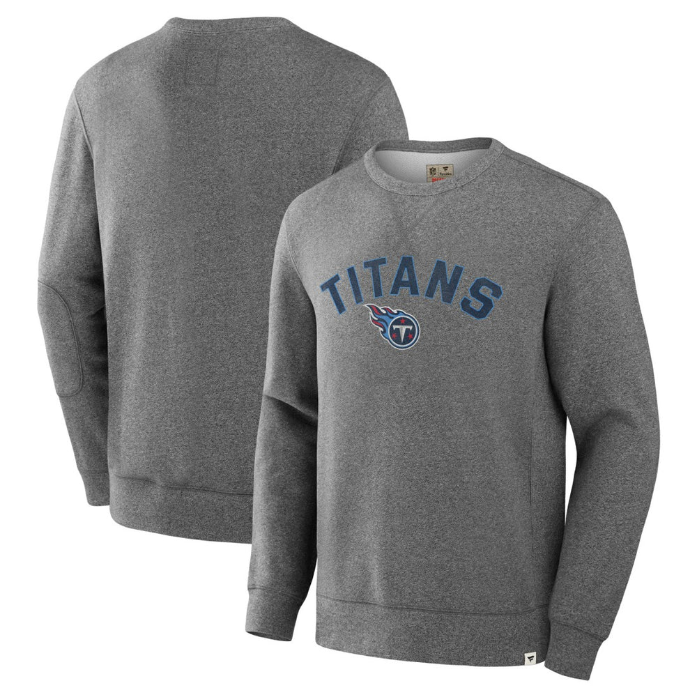 Tennessee Titans Loop Terry Pullover Sweatshirt Heather Gray