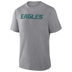 Philadelphia Eagles Pass Rush Tri-Blend T-Shirt Heather Gray
