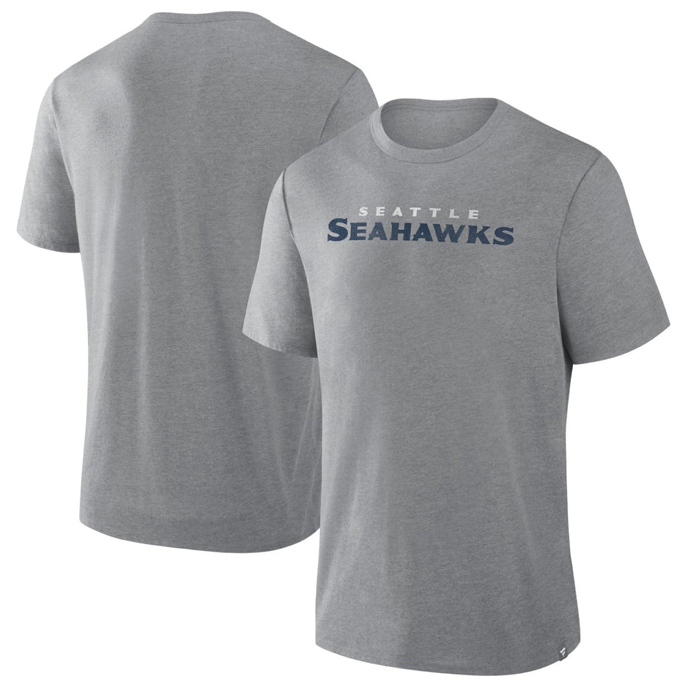 Seattle Seahawks Pass Rush Tri-Blend T-Shirt Heather Gray