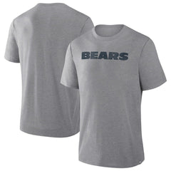 Chicago Bears Pass Rush Tri-Blend T-Shirt Heather Gray