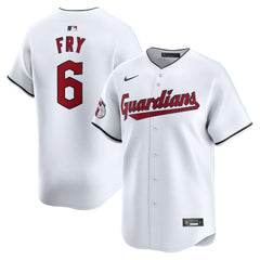 MLB David Fry Cleveland Guardians Nike Home Limited Player Jersey - White