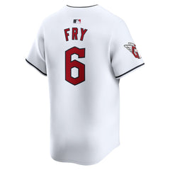 MLB David Fry Cleveland Guardians Nike Home Limited Player Jersey - White