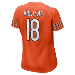 NFL Caleb Williams Chicago Bears Women's Alternate Game Jersey - Orange