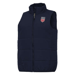 USMNT Antigua Women's Experience Full-Zip Vest Navy sale