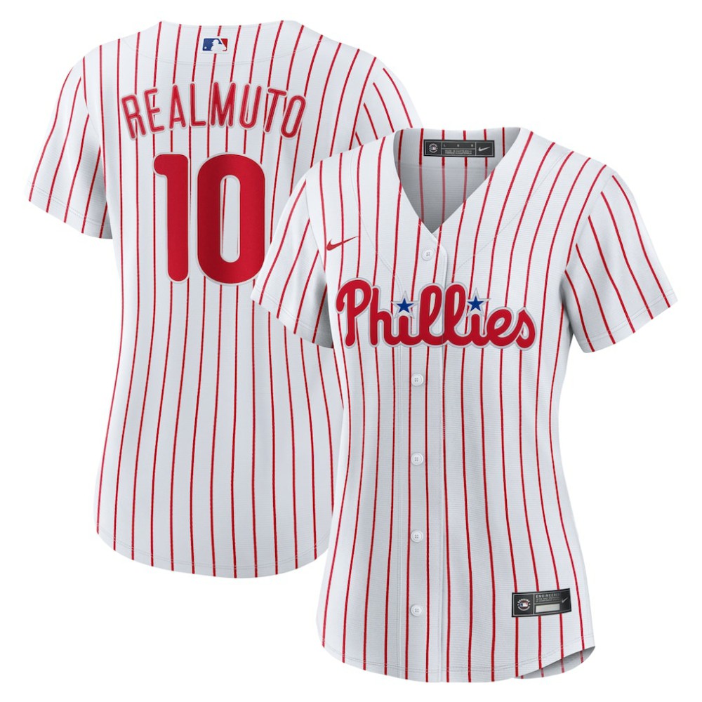 MLB J.T. Realmuto Philadelphia Phillies Nike Women's Home Replica Jersey - White