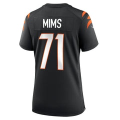 Amarius Mims Cincinnati Bengals Women's Game Jersey Black