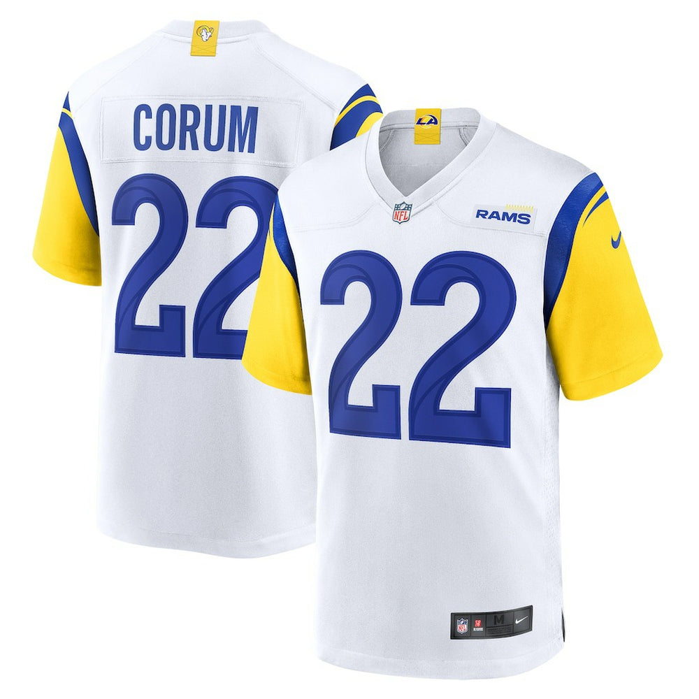 NFL Blake Corum Los Angeles Rams Game Jersey - White