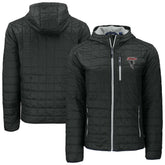 Atlanta Falcons Cutter & Buck Rainier PrimaLoft Eco Insulated Full-Zip Puffer Jacket Black