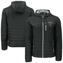 Atlanta Falcons Cutter & Buck Rainier PrimaLoft Eco Insulated Full-Zip Puffer Jacket Black