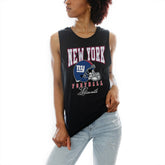 New York Giants Gameday Couture Women's Preseason Opener Racerback Tank Top Black
