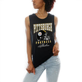 Pittsburgh Steelers Gameday Couture Women's Preseason Opener Racerback Tank Top Black