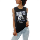 Indianapolis Colts Gameday Couture Women's Preseason Opener Racerback Tank Top Black