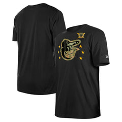 Baltimore Orioles New Era 2024 Armed Forces Day T-Shirt - Black T-shirts