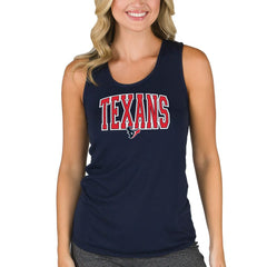 Houston Texans Concepts Sport Women's Marathon Tank Top Navy