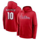 J.T. Realmuto Philadelphia Phillies Nike Player Name & Number Club Pullover Hoodie - Red Hoodies