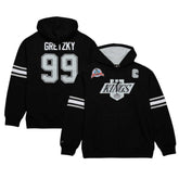 NHL Wayne Gretzky Los Angeles Kings Mitchell & Ness 1993 Name & Number Premium Pullover Hoodie - Black