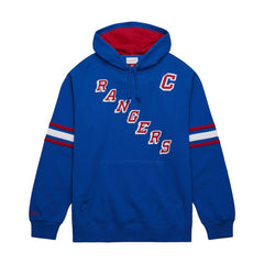 NHL Mark Messier New York Rangers Mitchell & Ness Name & Number Premium Pullover Hoodie - Blue