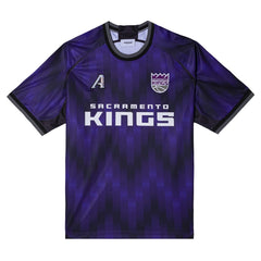 NBA Sacramento Kings Authmade x NBA Soccer Kit Fashion Jersey - Purple cheap