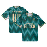 NBA Milwaukee Bucks Authmade x NBA Soccer Kit Fashion Jersey - Green outlet
