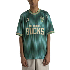 NBA Milwaukee Bucks Authmade x NBA Soccer Kit Fashion Jersey - Green outlet