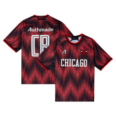 NBA Chicago Bulls Authmade x NBA Soccer Kit Fashion Jersey sale - Red for sale