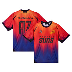 NBA Phoenix Suns Authmade x NBA Soccer Kit Fashion Jersey - Orange online