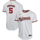 MLB CJ Abrams Washington Nationals Nike Youth Home Game Player Jersey - White