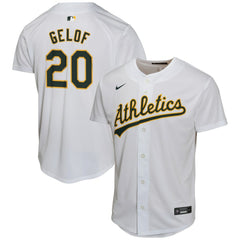 MLB Zack Gelof Athletics Nike Youth Home Game Player Jersey - Gray